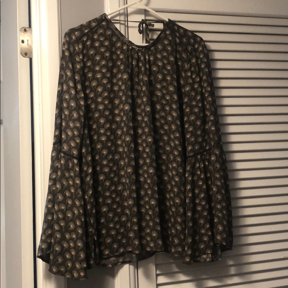 My favorite shirt! Bell-sleeved beauty from LOFT